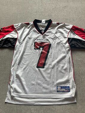 Vintage Michael Vick Atlanta Falcons Reebok Jersey Adult M White/Red NFL #7